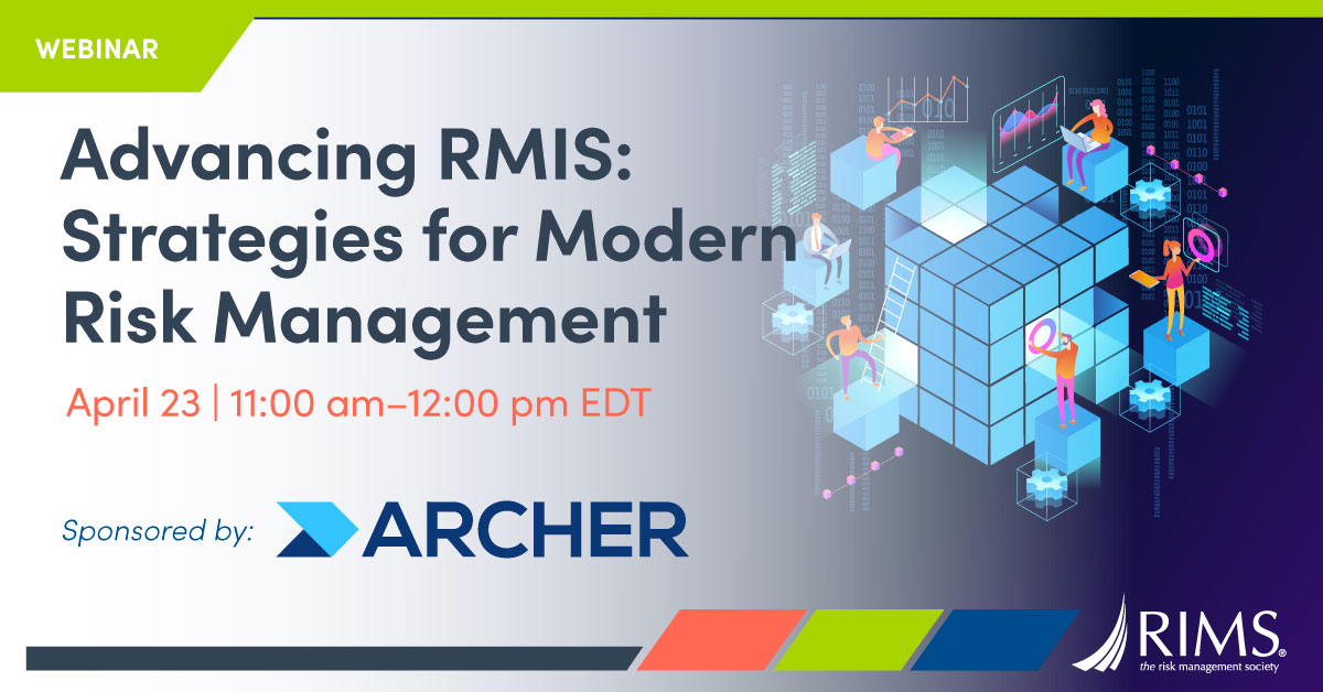 Learn about the strategic benefits of aligning RMIS with GRC strategies to drive new insights and operational efficiencies at a webinar, sponsored by @ArcherIRM, on April 23rd at 11:00 am EDT. Register now: bit.ly/49nEsnI