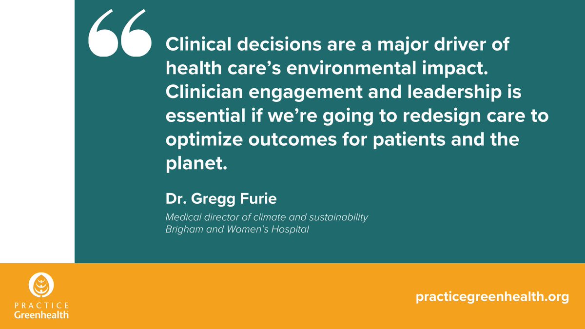 Practice Greenhealth (@pracgreenhealth) on Twitter photo Increasingly, hospitals and health systems are appointing physicians & nurses to serve as medical & clinical directors of sustainability to ensure alignment between sustainability & clinical care. Learn about these positions & view our related resources ➡️ practicegreenhealth.org/topics/fundame… Increasingly, hospitals and health systems are appointing physicians & nurses to serve as medical & clinical directors of sustainability to ensure alignment between sustainability & clinical care. Learn about these positions & view our related resources ➡️ practicegreenhealth.org/topics/fundame…