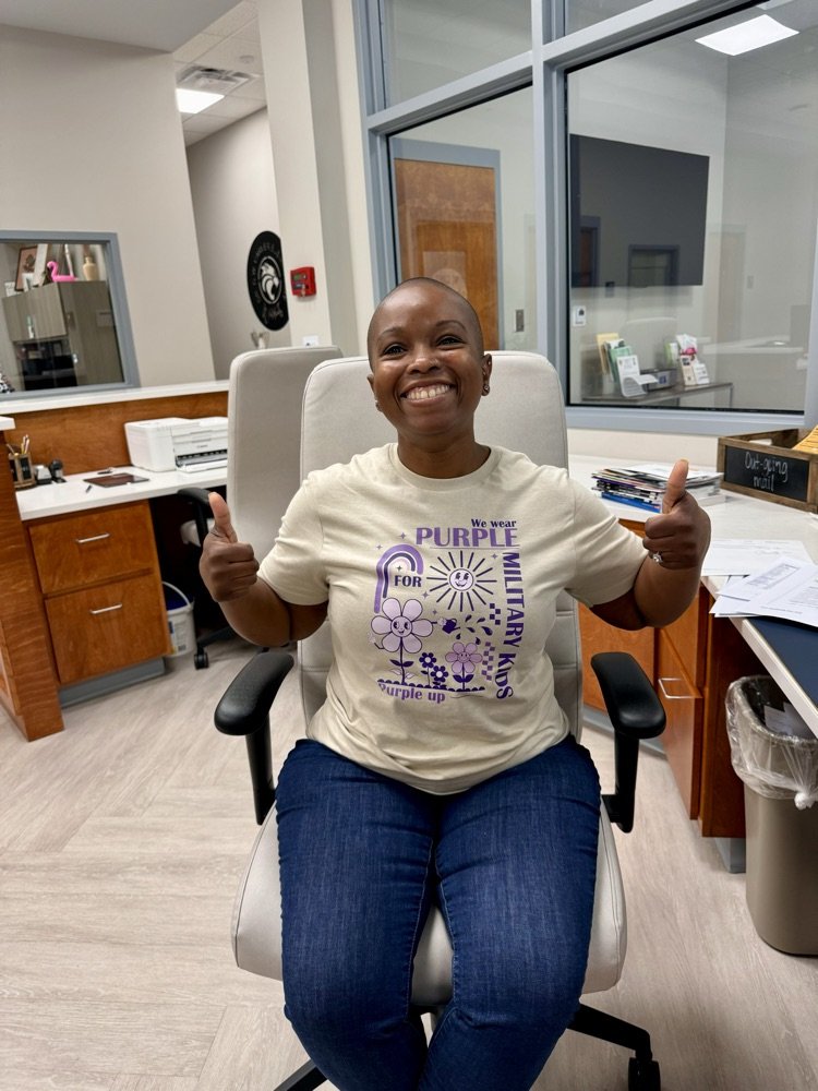 💜 Today, Carver is shining bright in PURPLE to honor military kids and families! 💜 #PurpleUpGA #WeAreCarver