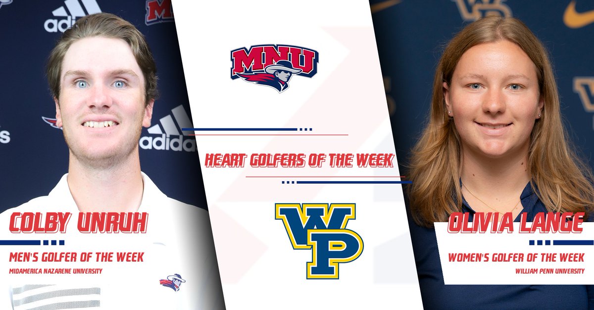 GOLF, MNU's Unruh, WPU's Lange Capture Heart Golfer of the Week Honors heart.prestosports.com/sports/wgolf/2…