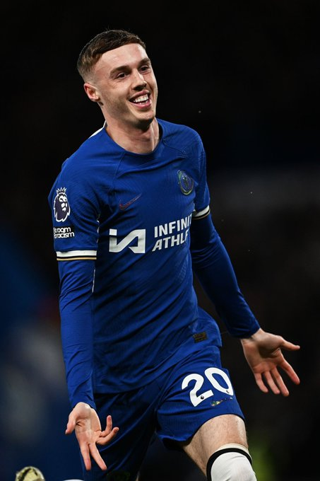 FootballTalkHQ's tweet photo. ◉ 13' - Left foot
◉ 18' - Headers
◉ 29' - Right foot

A perfect hattrick from Cole Palmer 🎩 https://t.co/orsluseqgi
