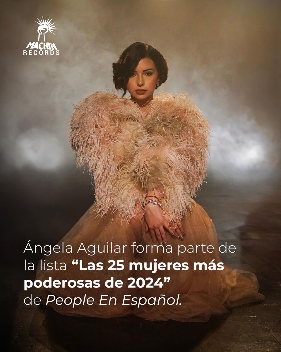 Ángela Aguilar en la lista de “Las 25 mujeres más poderosas de 2024” de People En Español. 🤍🥂✨ 🔗 peopleenespanol.com/las-25-mujeres…