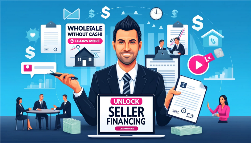 Seller Financing #Wholesaling Guide
Unlock the benefits of Seller Financing Wholesaling. 
I'll guide you through the process with expert advice
to maximize your investment profits.
shorturl.at/cfqAJ
#RealEstate #Marketing #SellerFinancing  #Business #Investing