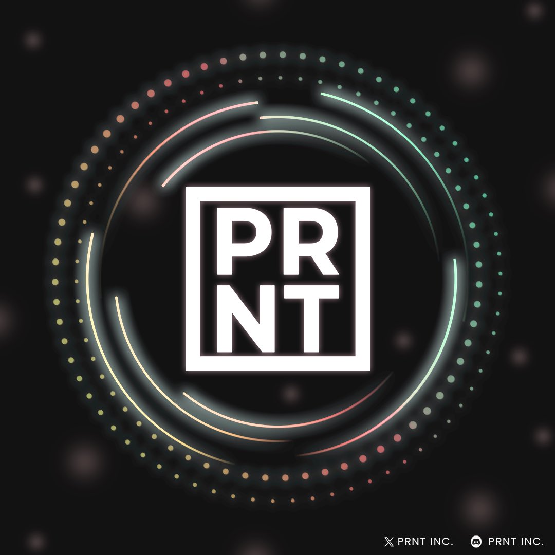 Time to step up, time to accelerate our partner onboarding. Kicking it off with one of our biggest to date, tomorrow. Time to take this to the masses, time to $PRNT.