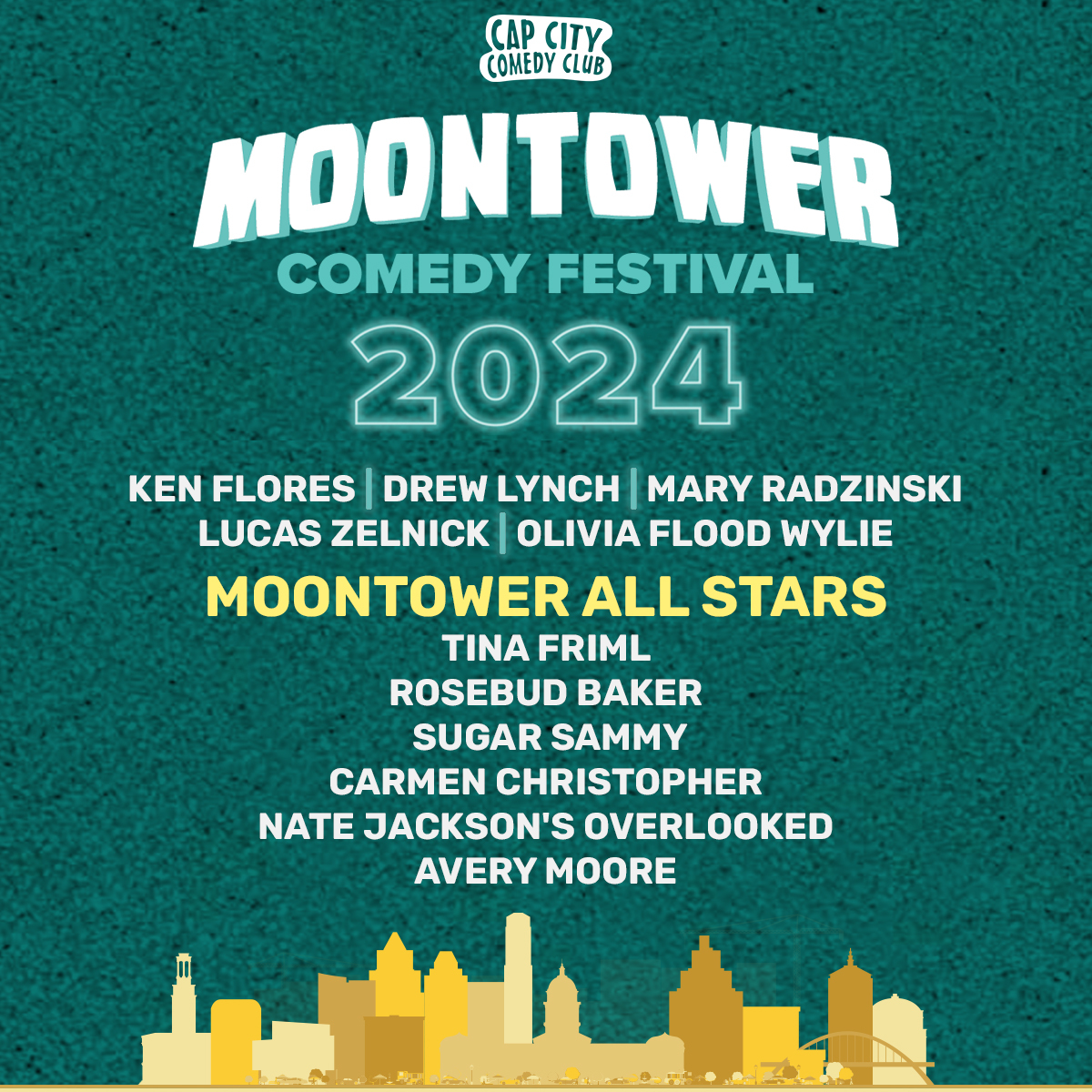 This Week at Cap City | Moontower Comedy Festival comes to the club with some of your comedy favorites! Grab tickets now: bit.ly/3hTxS3n