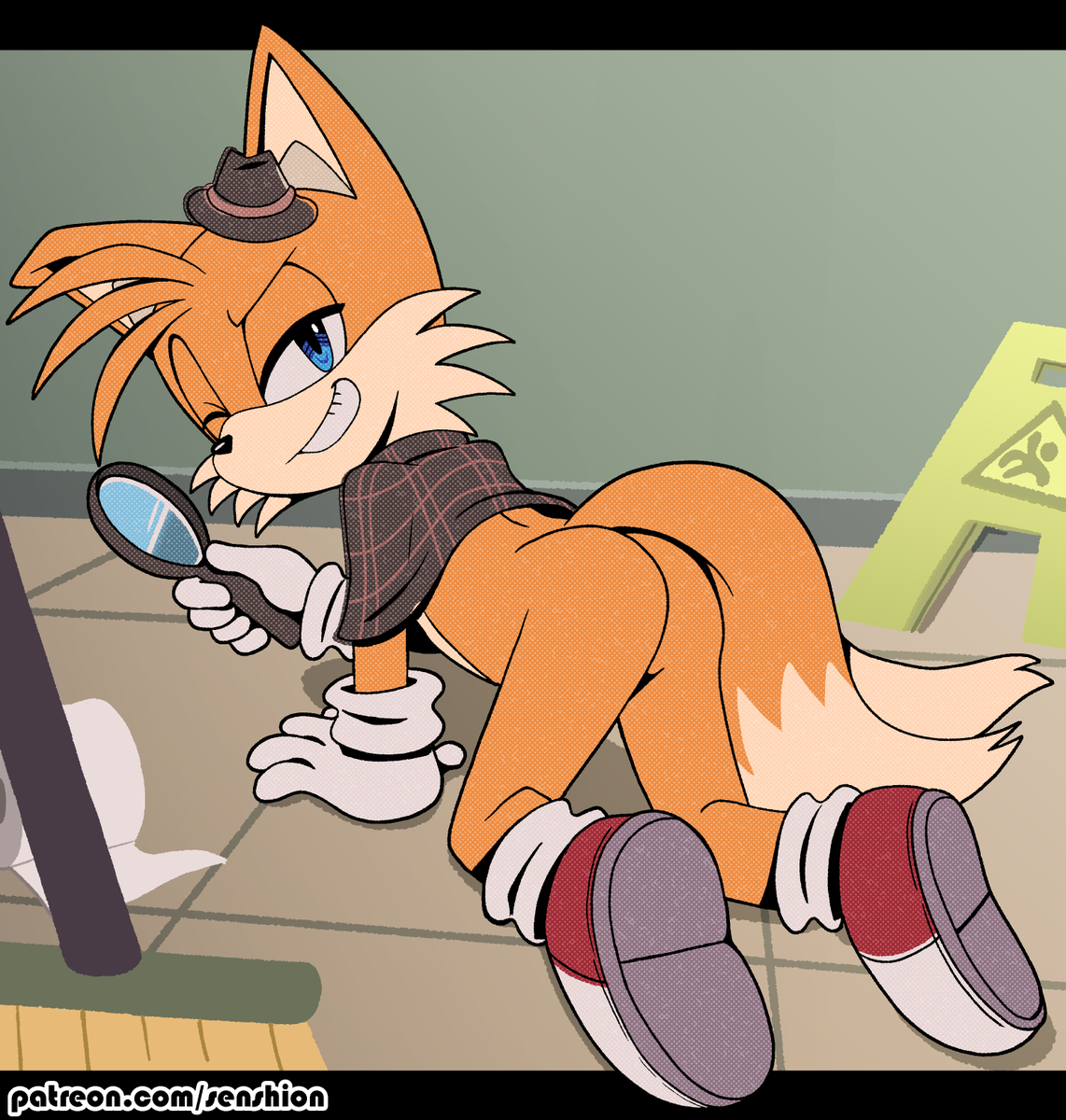 senshionart's tweet photo. Detective Tails on the Case! https://t.co/Gp54XPt1wY