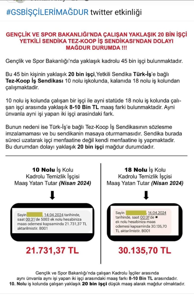 brahimz92650078's tweet photo. #GSBİŞÇİLERİMAĞDUR https://t.co/I9BPTtBJMP