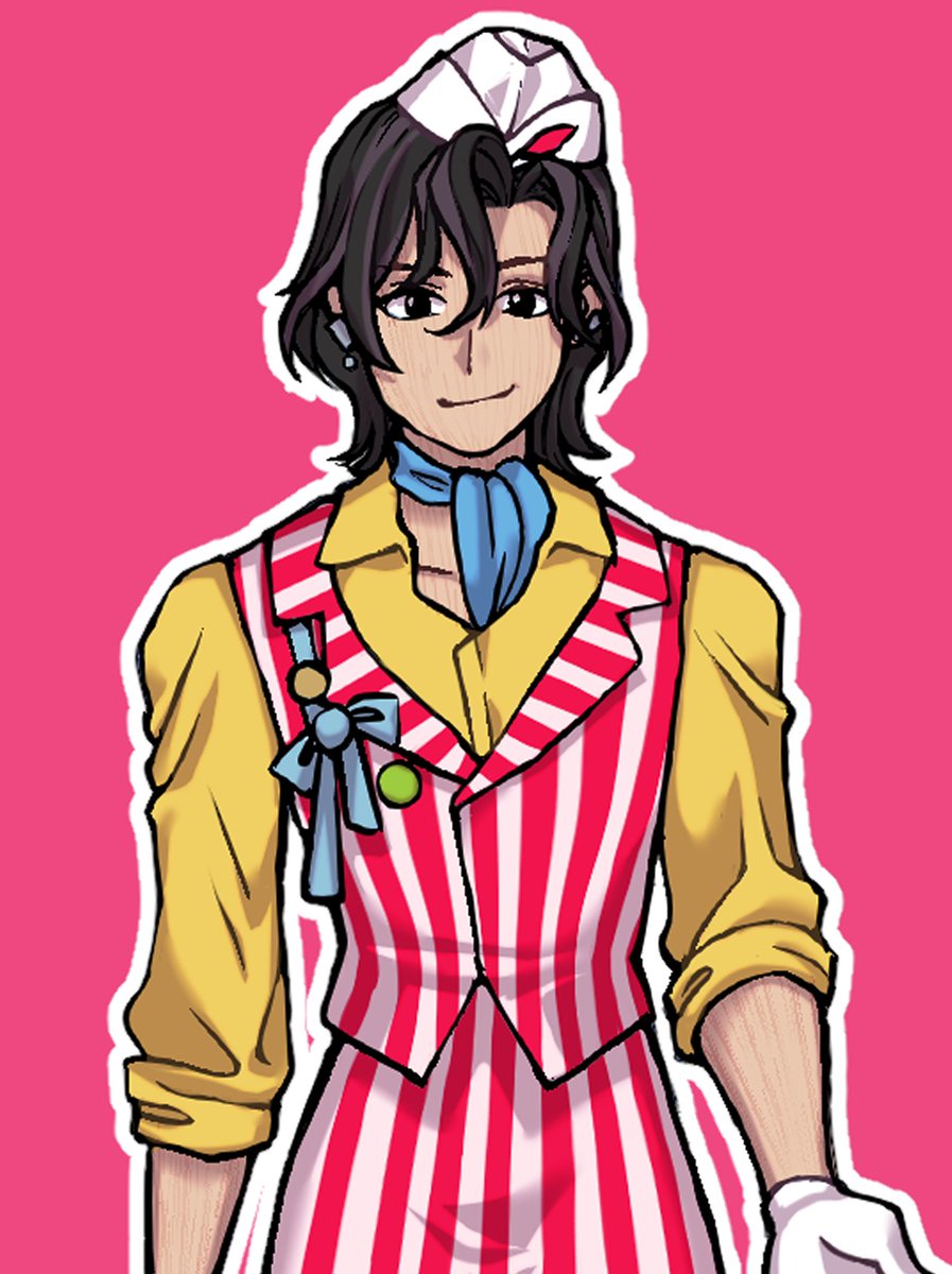 apopcutelips's tweet photo. I had an idea of making fairy tail theme vtubers, these aren't finished ideas. This one is Pinocchio, he works as a waiter but he hopes to have a real job, he was thinking about acting... https://t.co/qsA7QwfbwZ