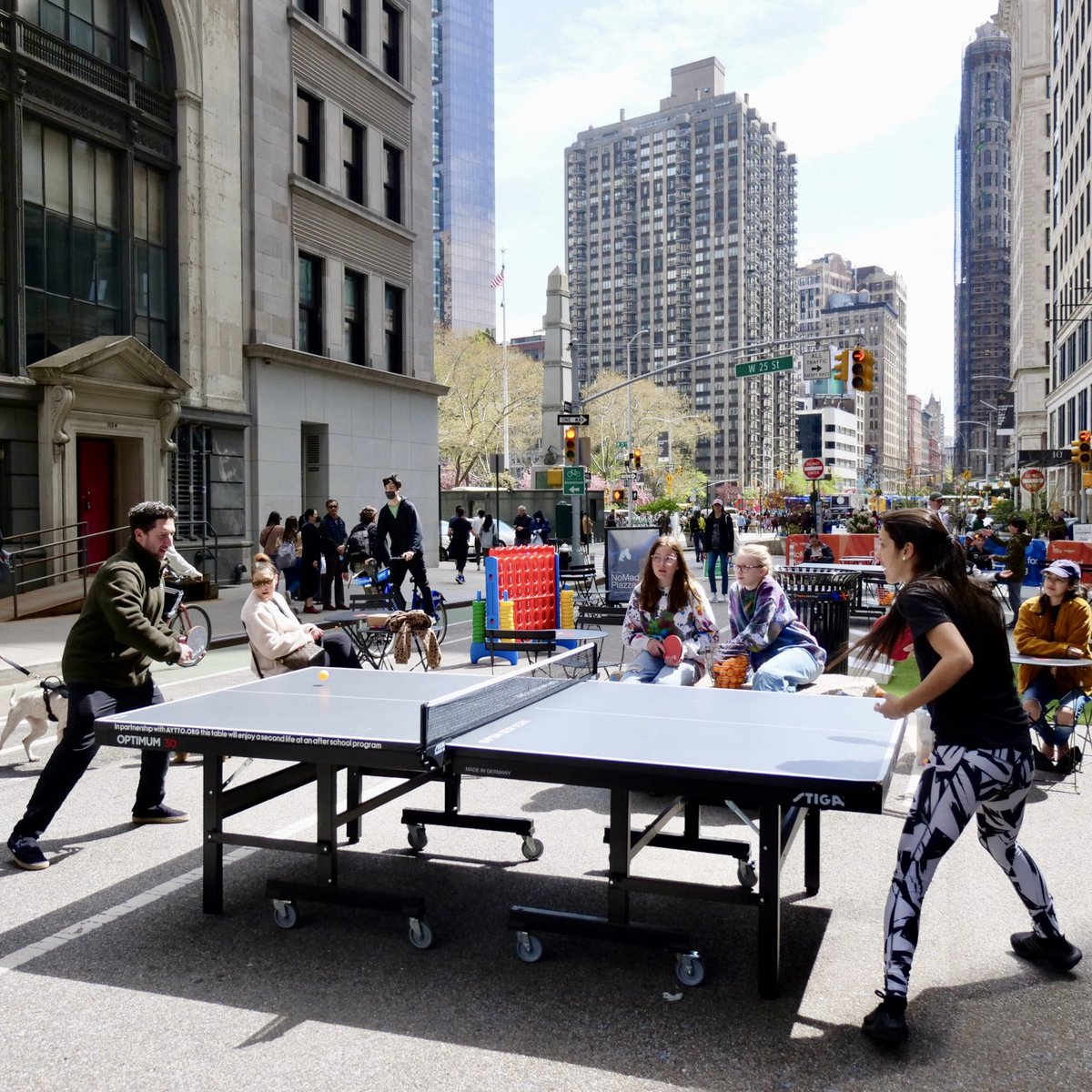 Join us for Car-Free Earth Day this Sat. 4/20 from 10am - 4pm on Broadway between 20th & 31st Streets and Flatiron Public Plazas!   Hosted by @nyc_dot, Car-Free Earth Day opens select city streets for walking, biking, and car-free strolling.   Event Info: bit.ly/CarFreeEarthDa…