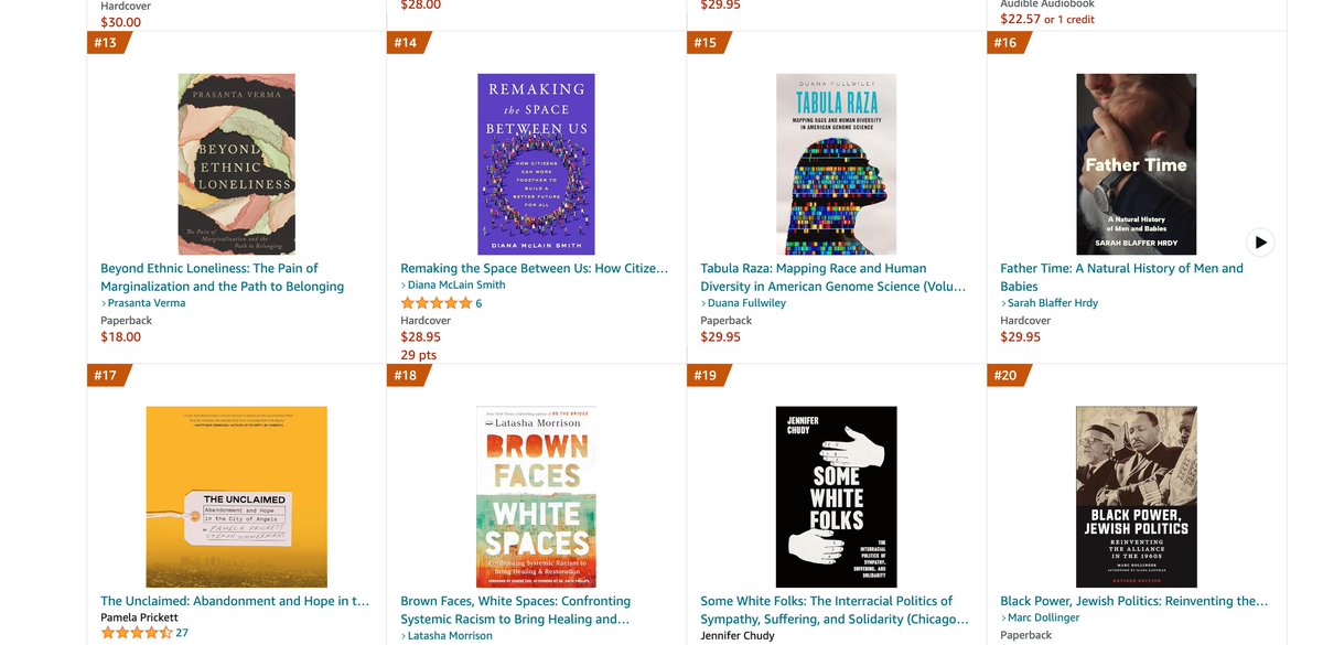 Woohoo! Look who's #13 on Amazon's Hot New Releases in cultural anthropology!! Y'all did this-thank you!! Please keep it up-let's aim for #1 tomorrow on release day!!🎉🎉🎉