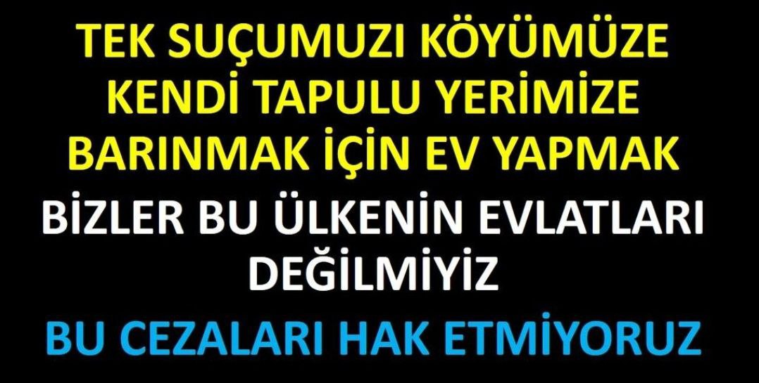 @DoganBekin Büyükşehir yasasıyla mahalle statüsünde kalan köyler hizmet yerine zulüm gördü.
İmar çalışması yapılmadığından 
Yıkım kararı, idari para cezası, Hapis yemeyen yok gibi.
Kesilen cezalar köyü satsan ödeyemez, bu kasıtlımı yapılmaktadır, Köyleri bitirme projesimi? buna çözüm gerek