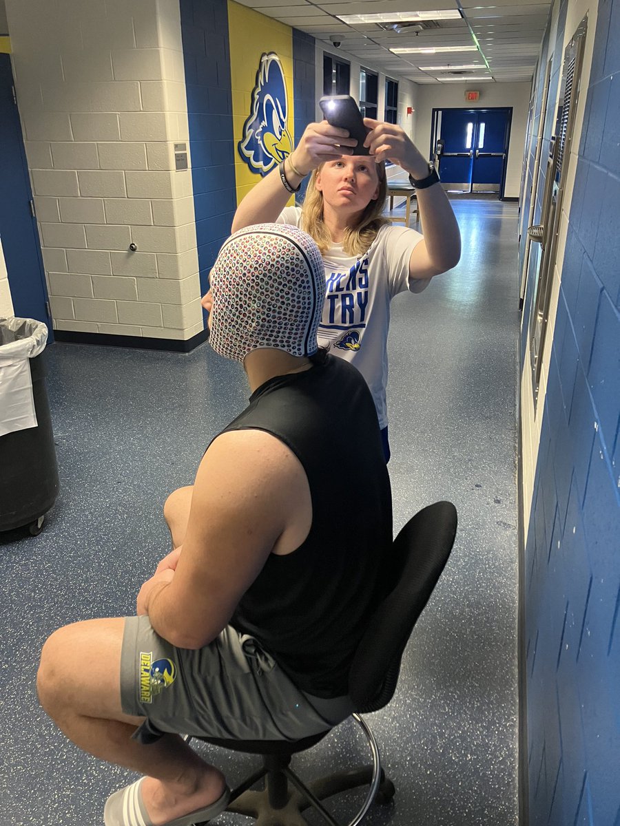 DelawareEQ's tweet photo. Thanks to @RiddellSports for coming out to scan our guys for True Fit helmets for next season! #TeamBehindTheTeam https://t.co/XoNeIwrbmi