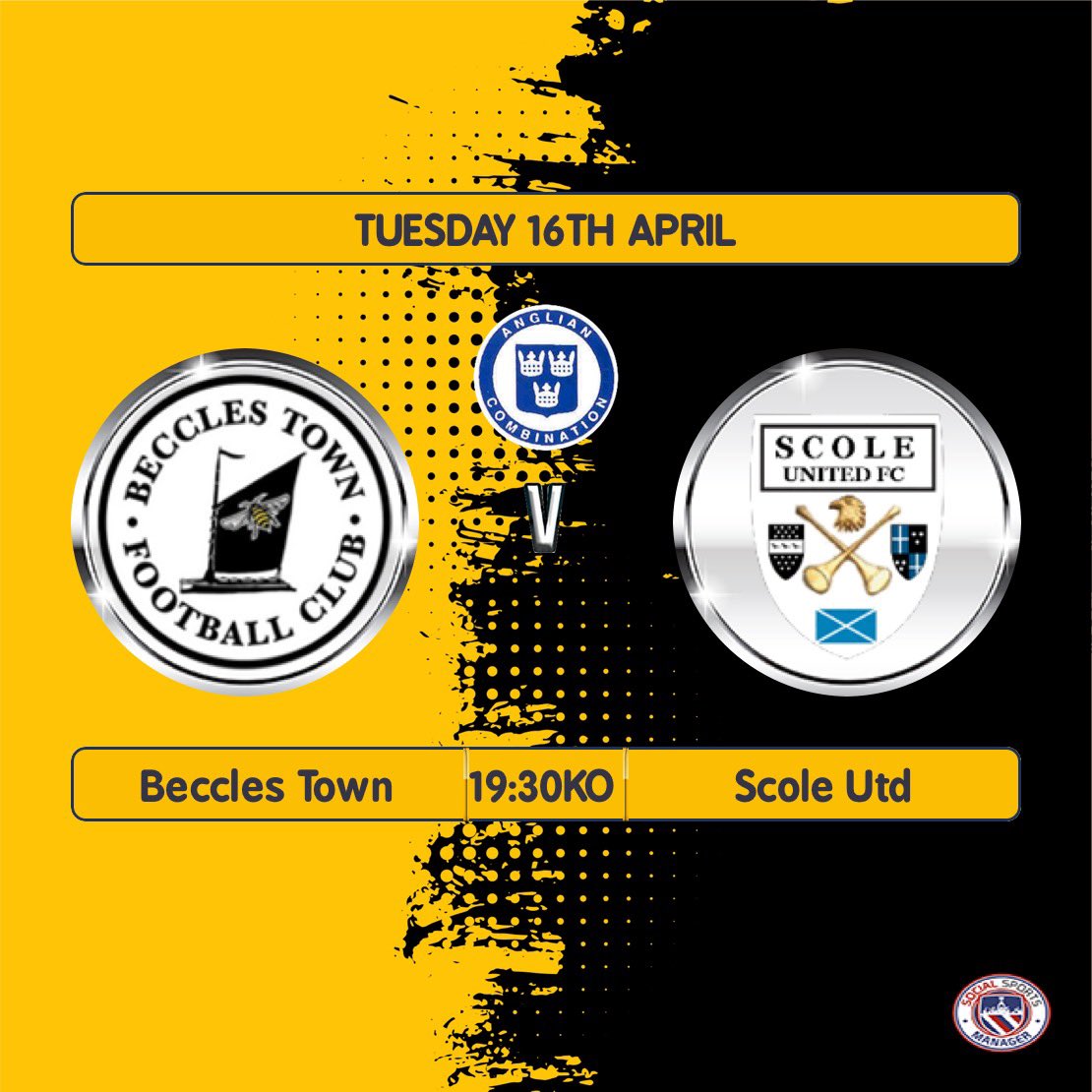 Tuesday night football 😍 away to @BecclesFC under the lights! Not been good enough the last couple of games so tomorrow night needs to be a lot better from the lads!! Any support is appreciated 🍻💛🖤 #UTS