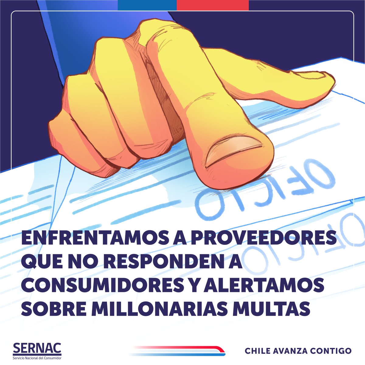 Estamos persiguiendo la responsabilidad de proveedores que durante 2023 finalmente no respondieron a nuestro Servicio, ni a los consumidores. Recordemos que es OBLIGACIÓN de parte de las empresas respondernos, de no ser así, arriesgan millonarias multas sernac.cl/portal/604/w3-…