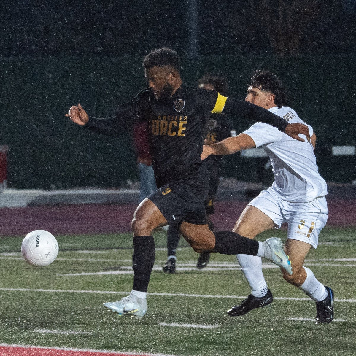 It was raining goals in Long Beach. (And also a lot of actual rain.) 🌧 @LosAngelesForce v. @Arizona_Monsoon 📸