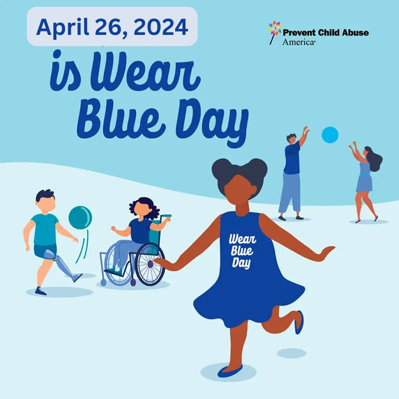 April is Child Abuse Prevention Month. NCAPM recognizes the importance of families and communities working together to prevent child abuse and neglect. District-wide awareness day is on April 26. Wear Blue to help raise awareness for Child Abuse Prevention. #FCSNCAPM