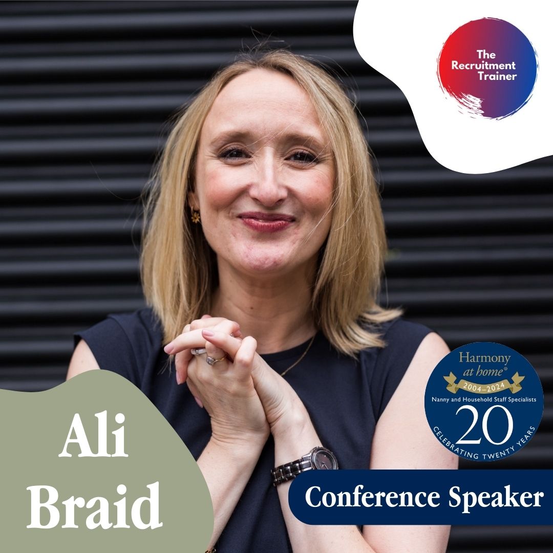 Harmony at Home Nanny and Household Staff Agency (@harmonynannies) on Twitter photo The Harmony at Home® conference is a few days away, when we welcome Ali Braid as expert.
Ali has built her career in the recruitment industry over the last 20 years and is a trainer, coach and owner of Recruitment specialist training business 'The Recruitment Trainer' > <a href="/ali_b79/">Ali Braid - The Recruitment Trainer</a> The Harmony at Home® conference is a few days away, when we welcome Ali Braid as expert.
Ali has built her career in the recruitment industry over the last 20 years and is a trainer, coach and owner of Recruitment specialist training business 'The Recruitment Trainer' > <a href="/ali_b79/">Ali Braid - The Recruitment Trainer</a>