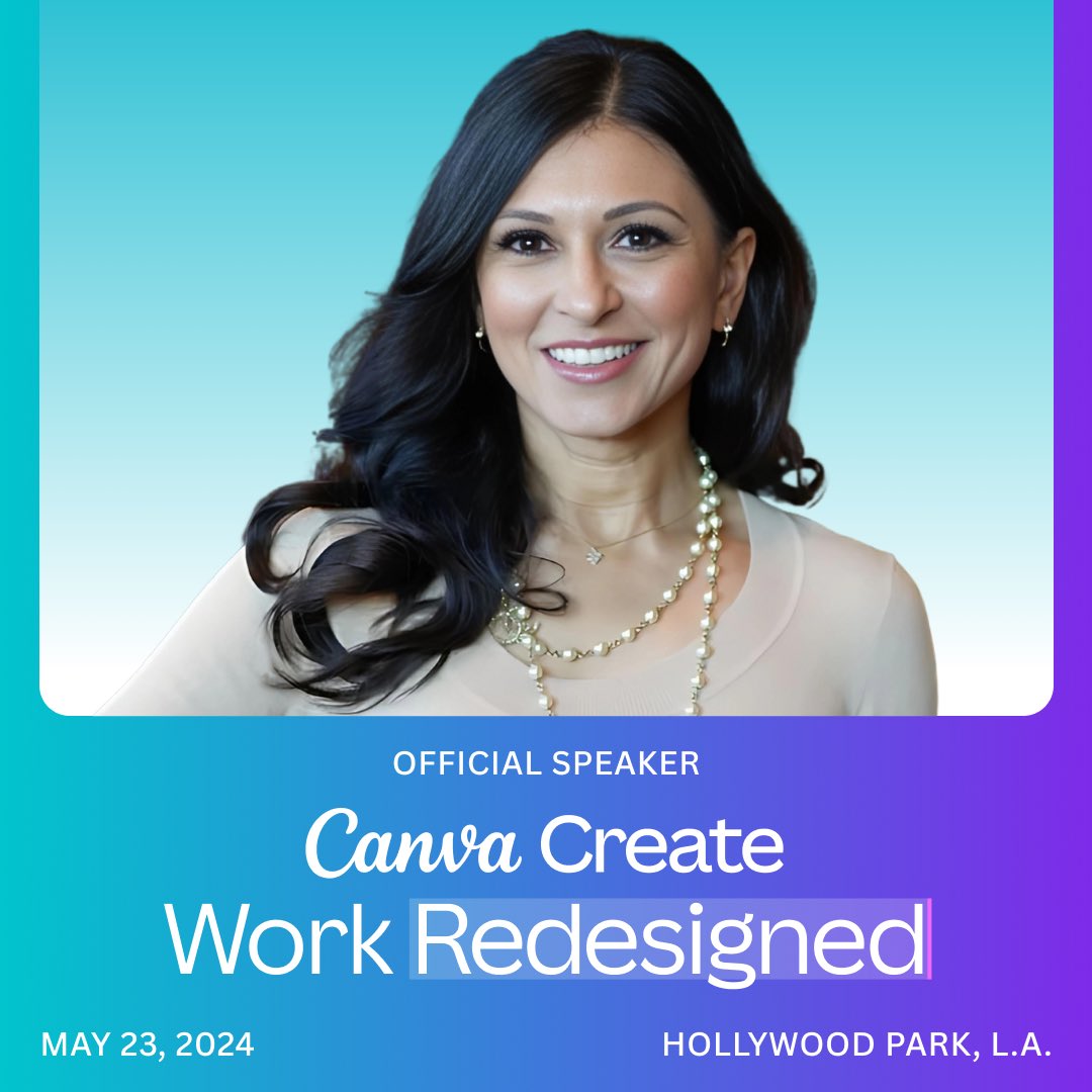 If there’s one tool that’s been with me through my career from the classroom to a creator it’s @canva and I can’t wait to join everyone for Canva Create! Register here and hope to see you there 👋 canva.com/canva-create/