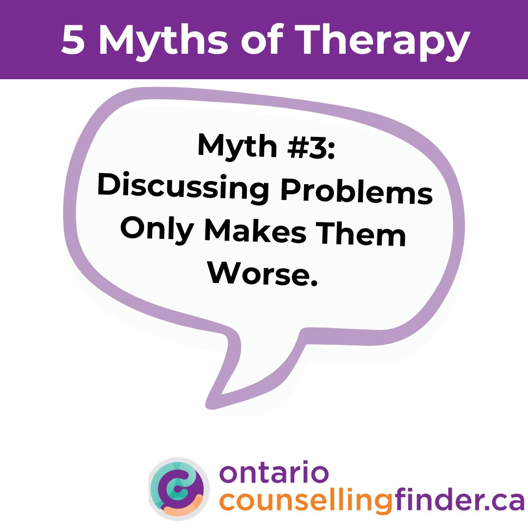 Reality: We can help identify the root of your problems and strategies to address them. Read more: ontariocounsellingfinder.ca/the-5-myths-of…
#KnowWhereToGo #MentalHealthMatters