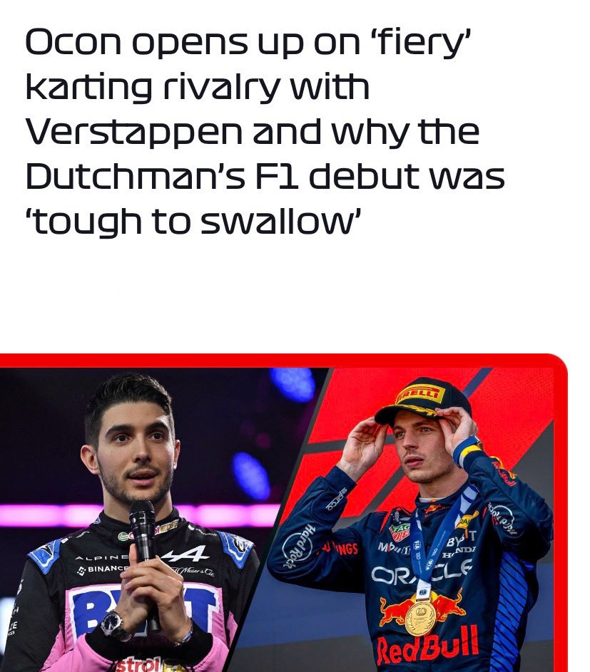 formula1.com/en/latest/arti… I love hearing about what has gone on in the past with current F1 drivers, who their journey landed them in F1. It so nearly didn’t happen for Esteban Ocon but his persistence and perseverance paid off in the end! #ChineseGP 🇨🇳 #F1