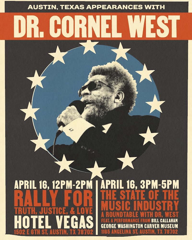 ✰ Rally for Truth, Justice & Love at Hotel Vegas with @CornelWest ✰ 12-2pm | 21+ only ft. a performance by @rashiphop RSVP: cornelwest2024.com/vegas