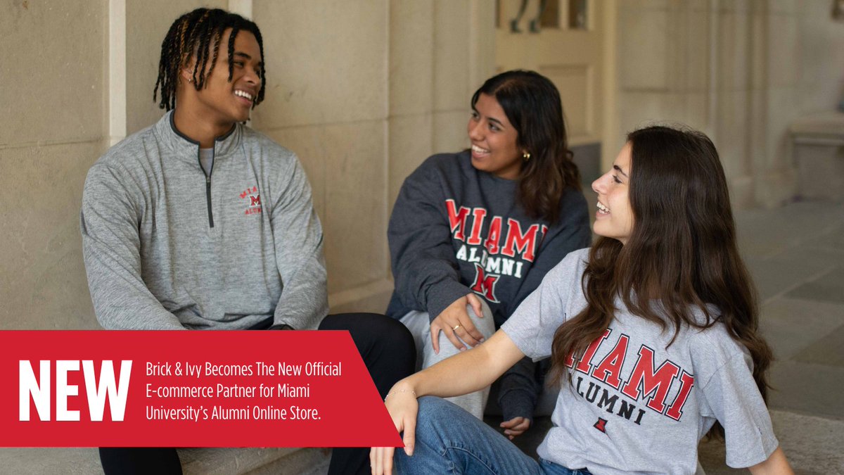 Miami University expands its partnership with @ecampcusdotcom beyond Brick & Ivy Campus Store, to manage the official Alumni Association online store. Alumni can shop the new online store here: bit.ly/3JeSb5G