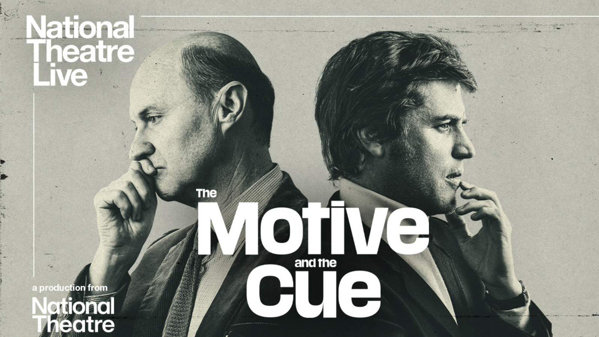 Some great news, from June we will be screening National Theatre Live productions on the 2nd Sunday of each month, the first production we will be screening will be THE MOTIVE AND THE CUE on 9th June 7.30pm bromsgrovearts.org.uk/event/the-moti…