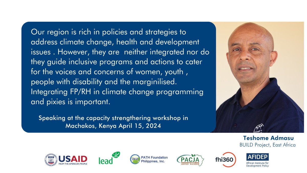 Less talk, more urgent but integrated actions needed to solve today's problems @USAIDGH @USAIDEastAfrica @Leadsea_ @PACJA1 @_PFPI @fhi360