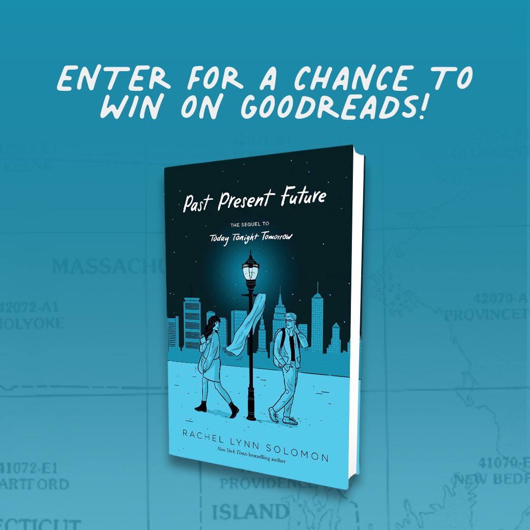 ICYMI you can now enter for a chance to win an early copy of #PastPresentFuture, the sequel to #TodayTonightTomorrow by NYT bestselling author #RachelLynnSolomon, on @Goodreads! spr.ly/6016wAvfk