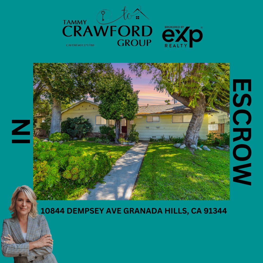 In Escrow

🏠 10844 Dempsey Ave Granada Hills, CA 91344
🛏 3 Bedrooms | 🛁 2 Bathrooms | 👣 1,261 sqft

#JustListed #TammyCrawfordGroup #AlwaysYourRealtor #WhoYouWorkWithMatters #exprealty #homeownership #forsale #homesforsale #homesearch #granadahills #granadahillsrealestate