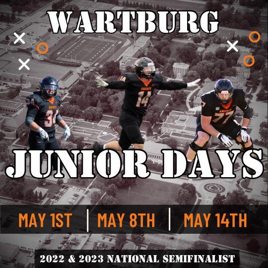 Thanks for the invite! @CoachWheels16 @WartburgFB