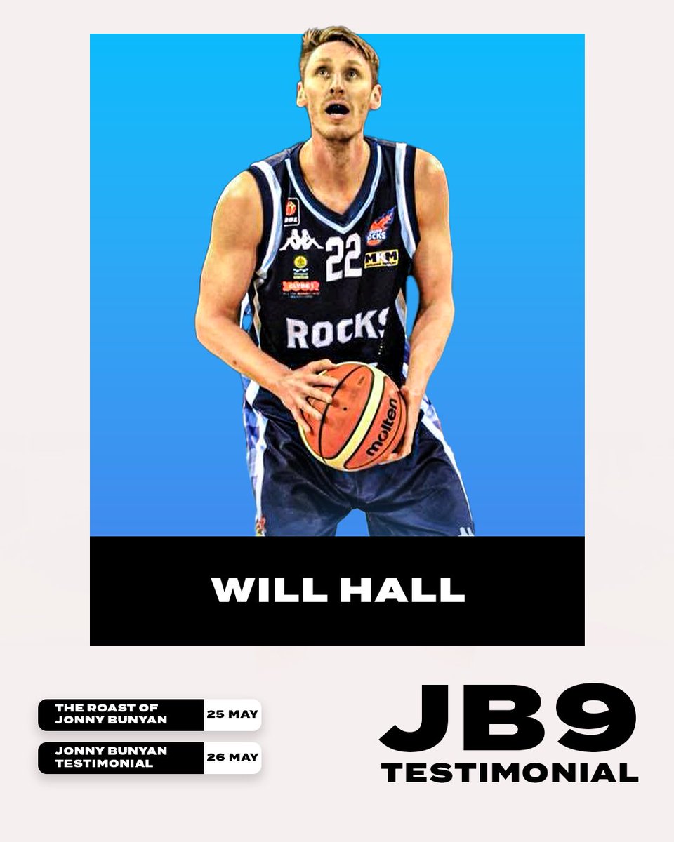Will Hall is back! 💪 

2 seasons with Glasgow rocks
4-year pro 
Played for Leeds Force, London Lions and Avila in Spain 
GB under 20 International

Will is also be bringing his talents to the roast as “roastmaster”

#JB9Testimonial #WillHall