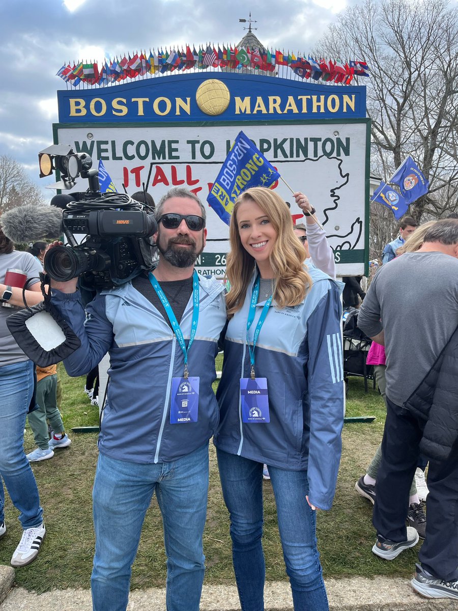 Another marathon day of Boston Marathon coverage! 💙🏃🏼‍♀️💛

<a href="/WPRI12Photogs/">WPRI12Photogs</a> Justin White &amp; I put together stories to run in every <a href="/wpri12/">WPRI 12</a> show from 4:30am to 11pm! But feeling the positive energy &amp; witnessing the strength &amp; resilience displayed here, nothing tops that. #GoodVibes