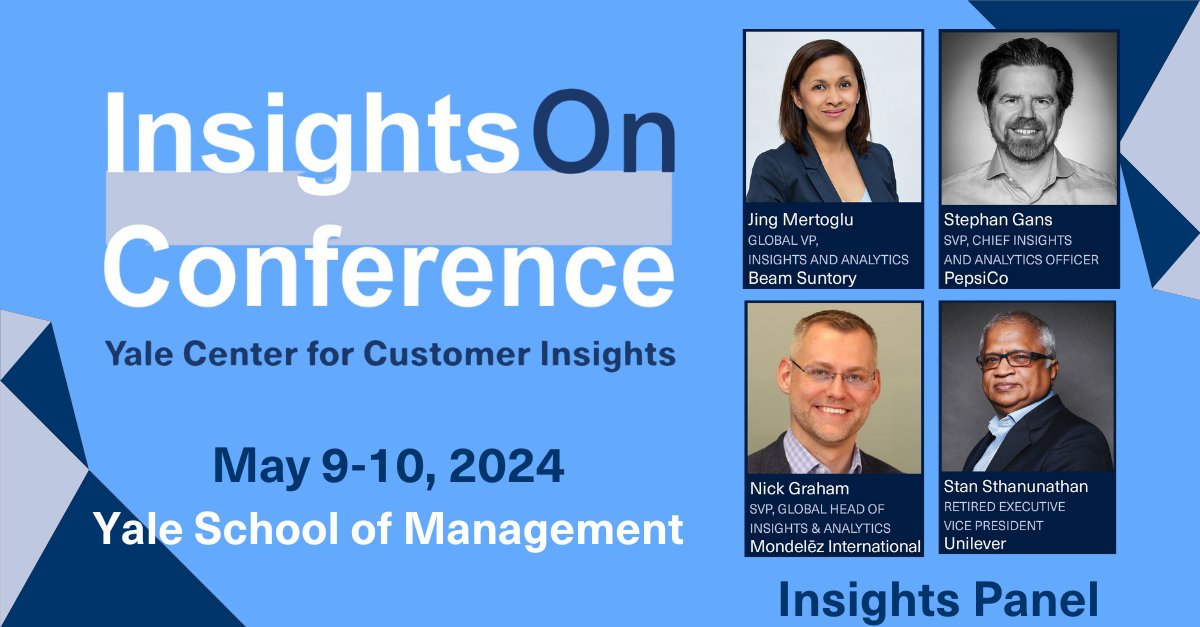 A provocative insights panel? You read that right... lnkd.in/e_YsBPvc Join us May 9th to hear from these incredible insights leaders as they discuss pushing boundaries and getting insights a proper seat at the table. @beamsuntory @PepsiCo @MDLZ #consumerinsights