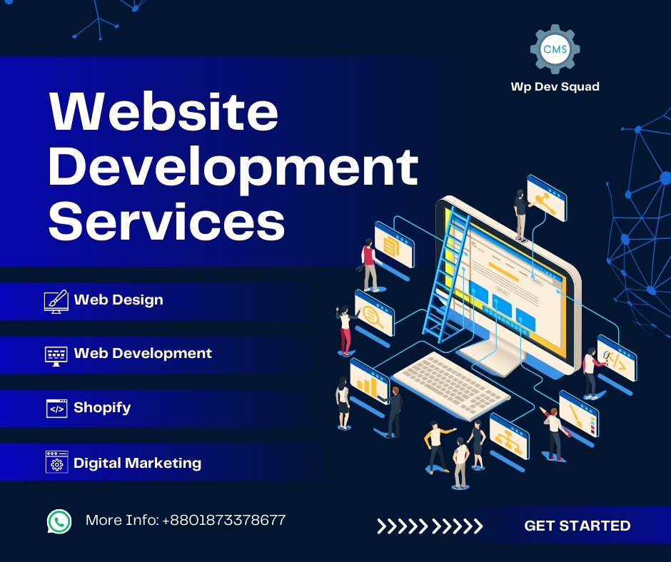 wpdevsquad03's tweet image. WordPress development services encompass the creation, customization, and maintenance of websites using the WordPress platform. These services can include website design, theme development, plugin customization, content management, SEO optimization...