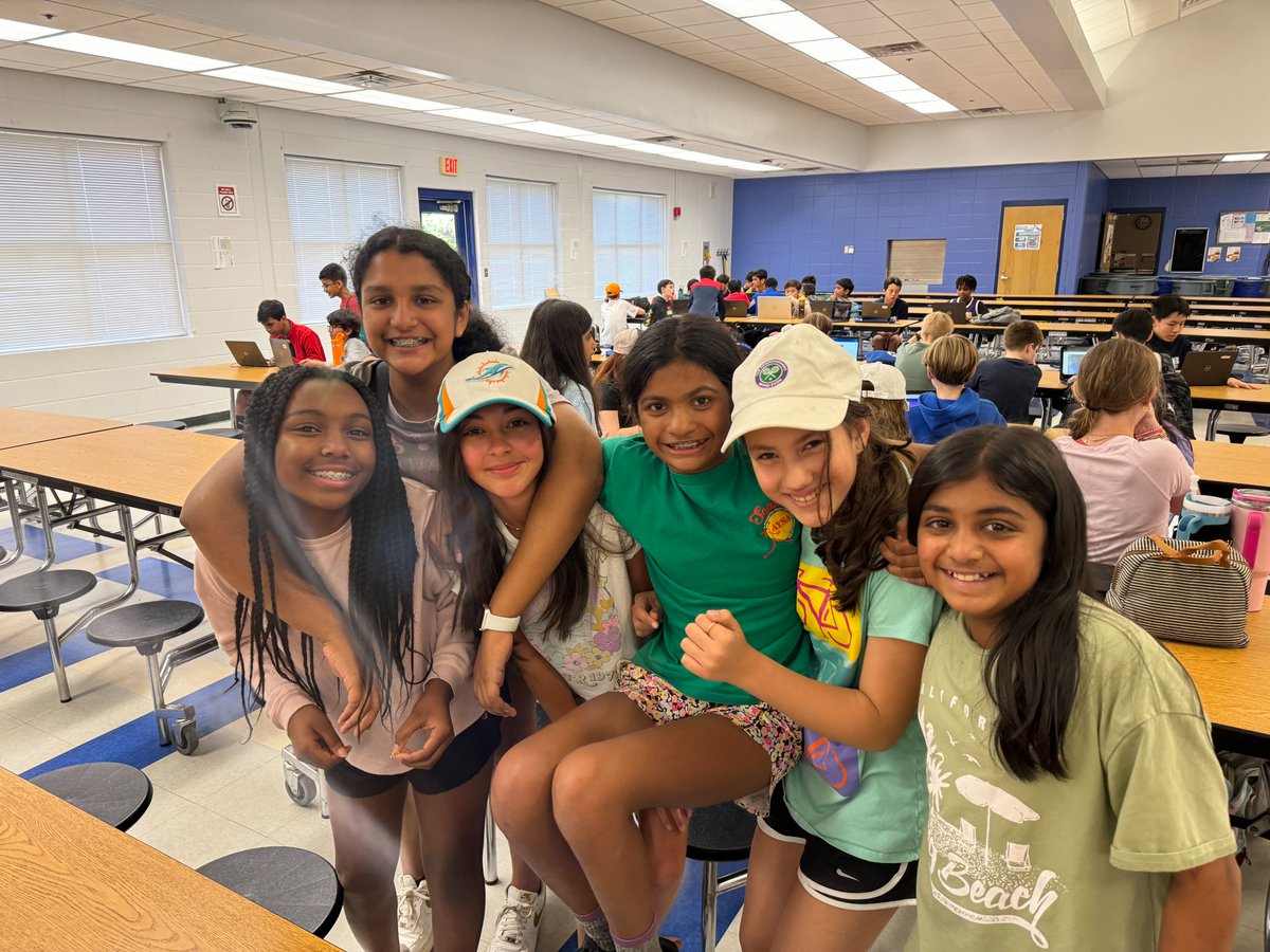 WebbBridgeMS's tweet photo. We rocked RESPECT with hat day! Next up is Team Day Tuesday, doing what's right by representing each other and supporting till the end with INTEGRITY and PERSEVERANCE! Wear a jersey or shirt that supports your favorite team TOMORROW!! #thewebbway all week long! #fcspbis https://t.co/xNtNJigZQC
