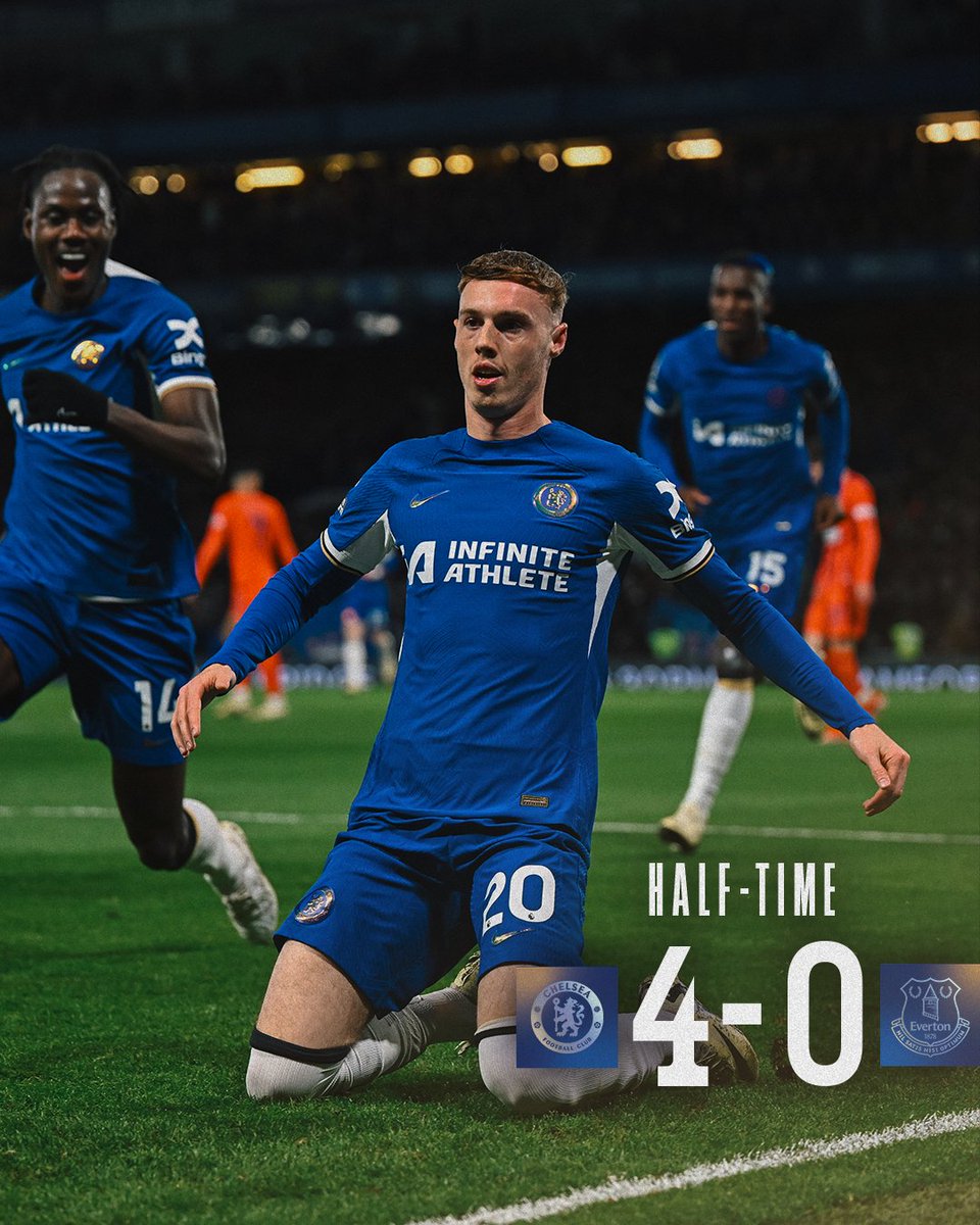 Amazing first half from the Blues! 👏 #CFC | #CheEve