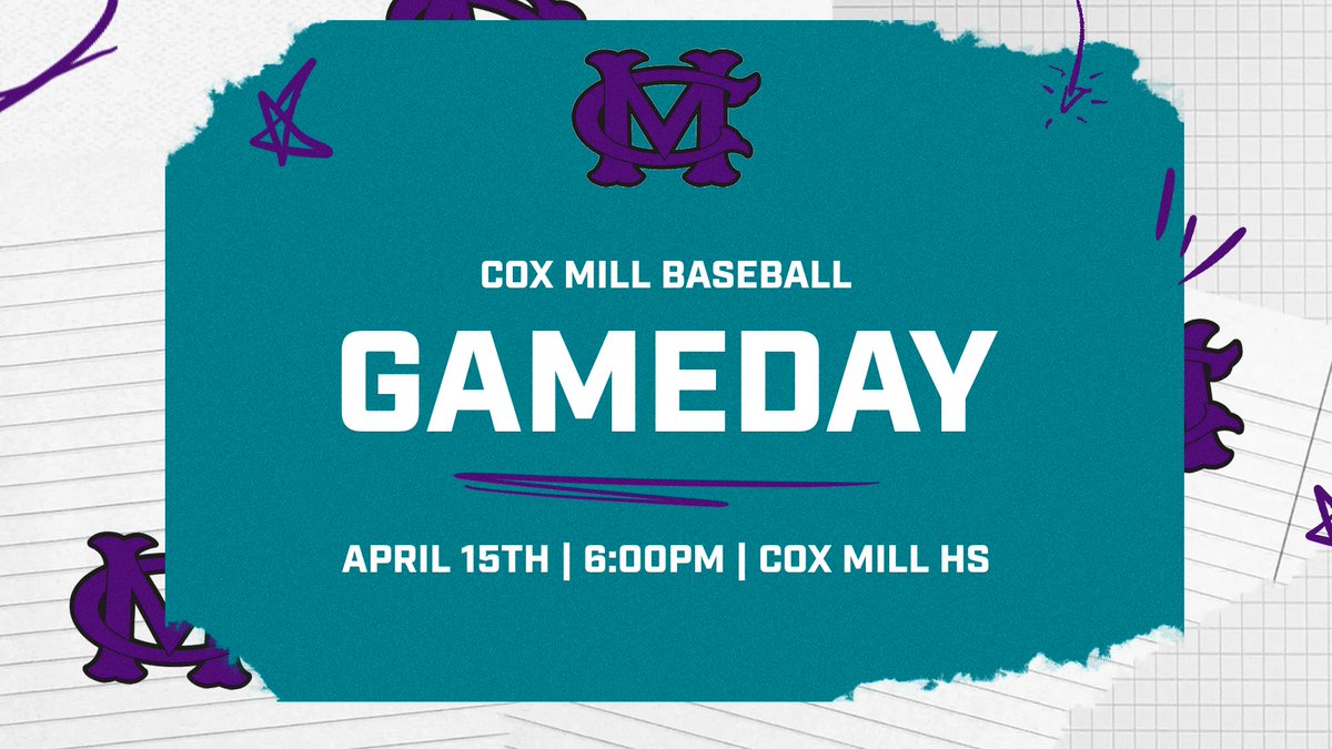 Charger ⚾️ GAMEDAY!! vs. Bluffton (SC) 📍Cox Mill HS ⏰ 6:00pm (Varsity Only) 🎟️ shorturl.at/KS127 Come out & support your Chargers‼️