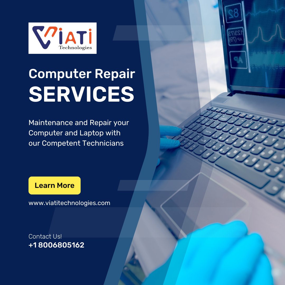 Computer troubles? We've got your back! 📷
Our expert repair services ensure your tech woes are a thing of the past. From hardware glitches to software snags, trust us to get your computer back up and running smoothly. Let's fix it together! 📷

#ComputerRepair #ViatiTechnologies