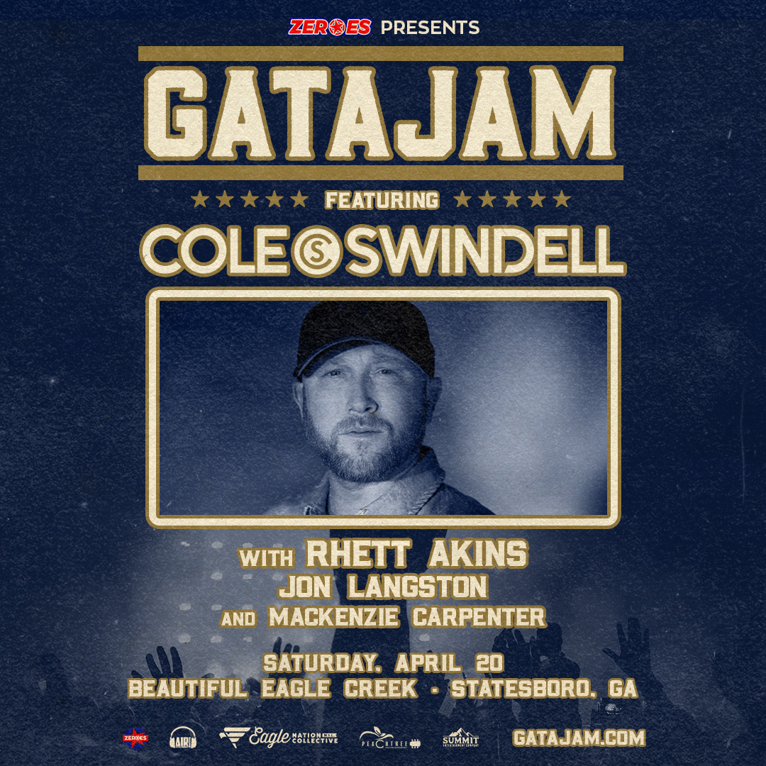 THIS WEEKEND! #GATAJam with my buddy @coleswindell! Can't wait! Tickets at gatajam.com