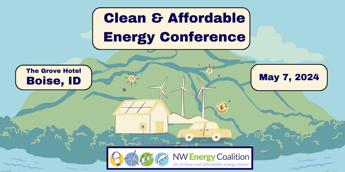 Don’t miss the Clean & Affordable Energy Conference, hosted by @NWenergy on 5/7 in Boise, ID. Register now 👇 nwenergy.org/featured/sprin… #CleanEnergy #Conference #Transmission #Northwest