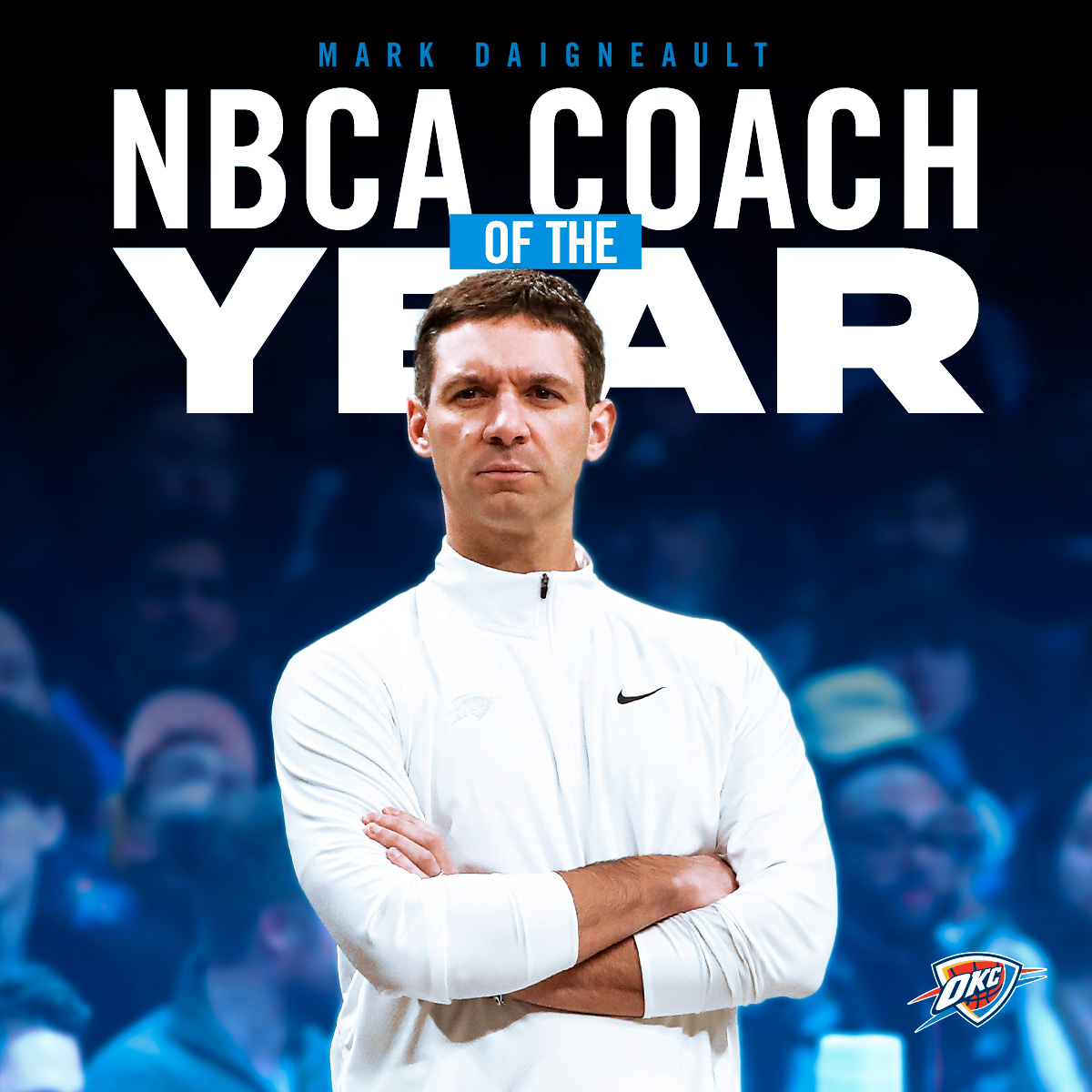 Mark Daigneault Named Michael H. Goldberg National Basketball Coaches Association Coach of the Year 🔗 | bit.ly/3vIQKtf