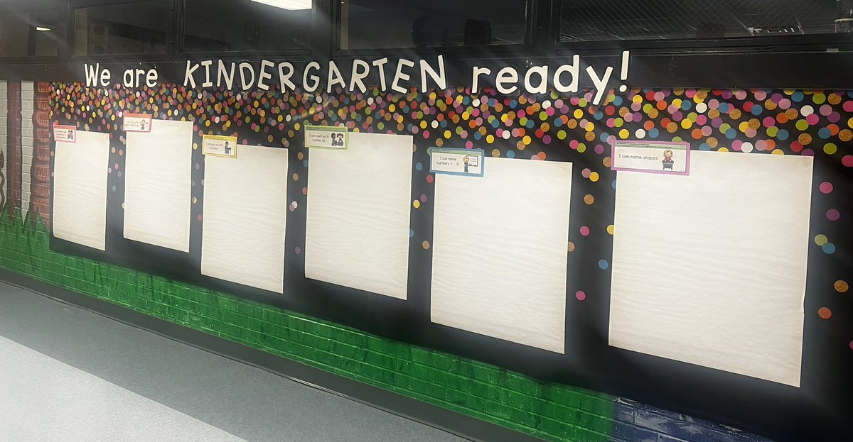 Soon our PreK scholars will being adding their names to our Kindergarten Readiness Wall of Fame! @ZavalaMagnet @ECISD_EarlyEd