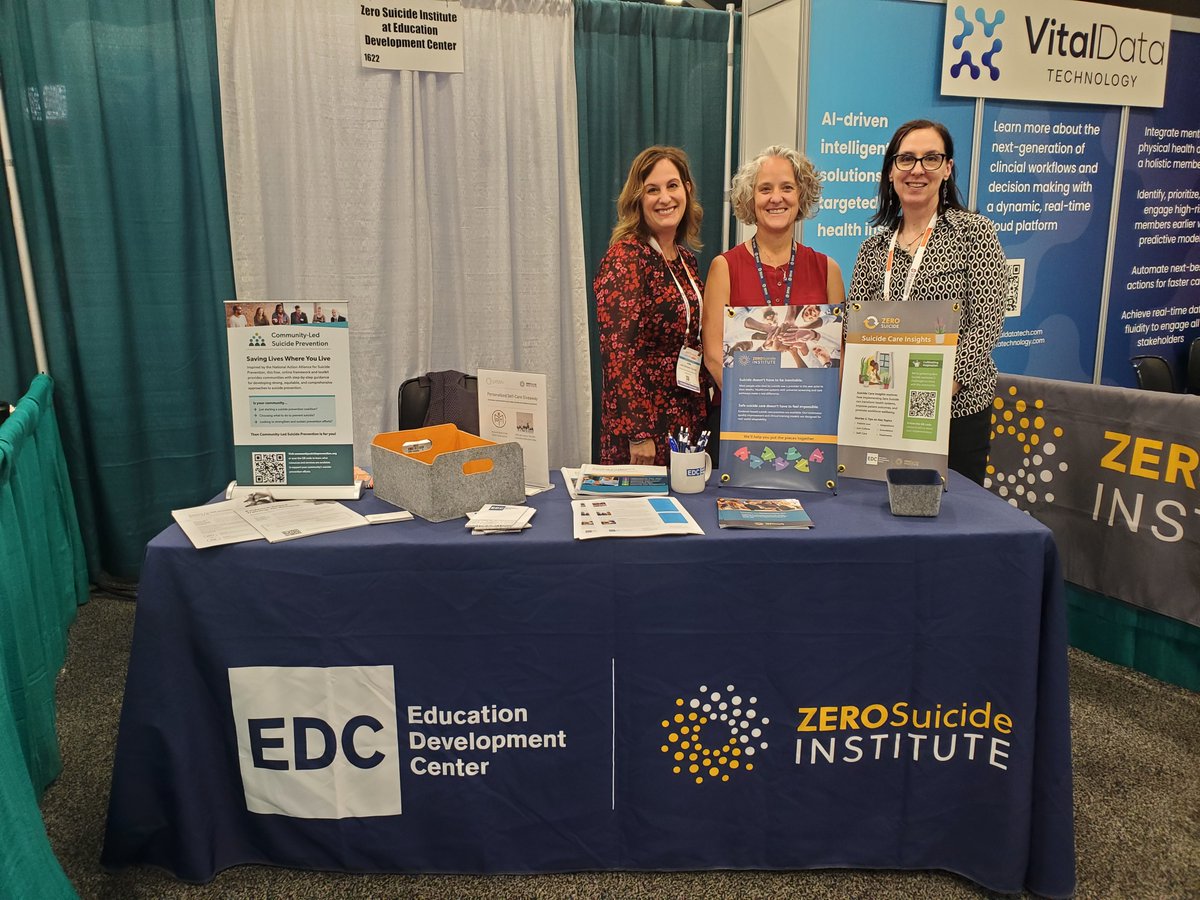 Excited to see everyone at #NatCon24! Find us at booth 1622, near the Wellbeing Zone. We'll be chatting #ZeroSuicide and supporting #healthcareworker wellness.