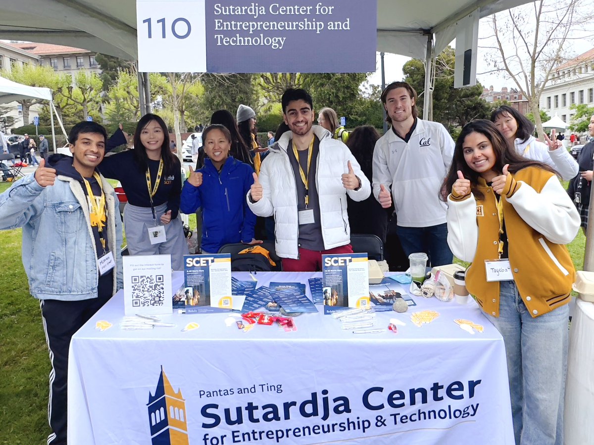 Happy Cal Day 2024 🐻💛💙 A big shoutout to all our fantastic #CalDay volunteers! We had an awesome time introducing SCET and discussing opportunities for students interested in #entrepreneurship and #technology #GoBears @UCBerkeley @Oski @Cal_Engineer