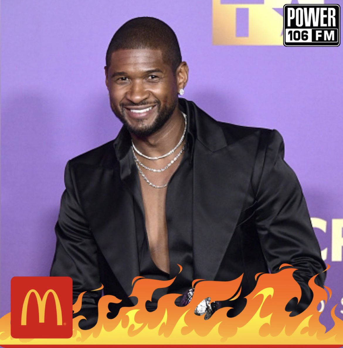 Hip Hop is all about bringing the heat! Power 106 and McDonald’s salute the hottest in Hip Hop for their contributions. Today we salute #Usher! McDonald’s is also turning up the heat with their Spicy McNuggets with aged cayenne and chili pepper, it’s a must try!