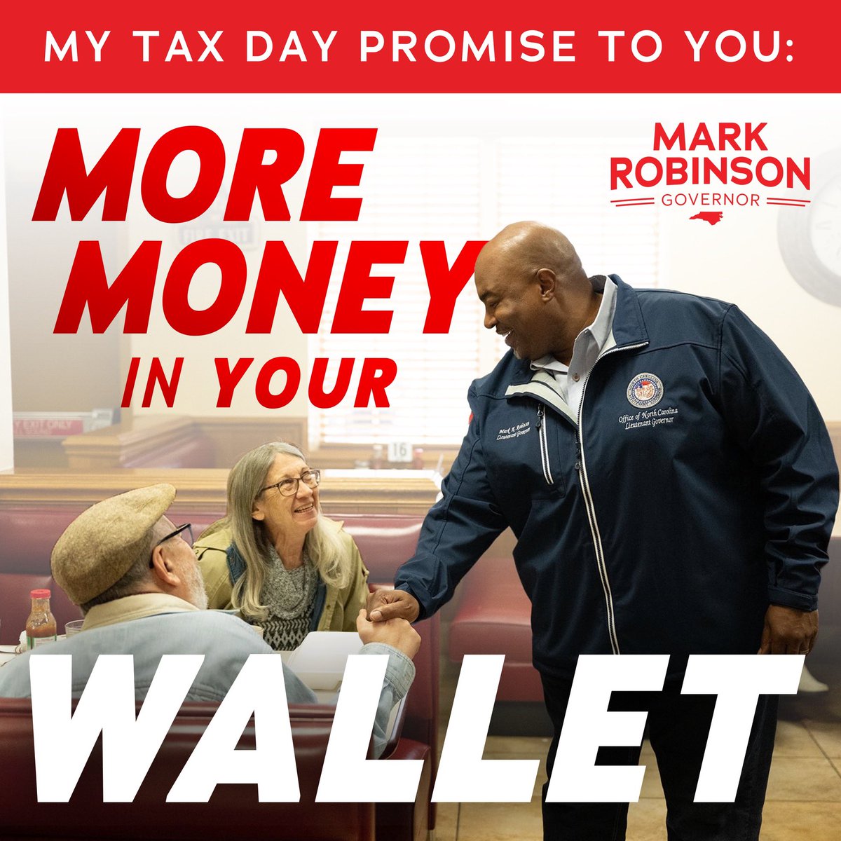 Today is tax day across the country. In NC, conservative policies like cutting taxes and reducing government spending have made us the best state in the country to do business. Far-left career politicians like Joe Biden and Josh Stein want to turn back the clock, and crank up the