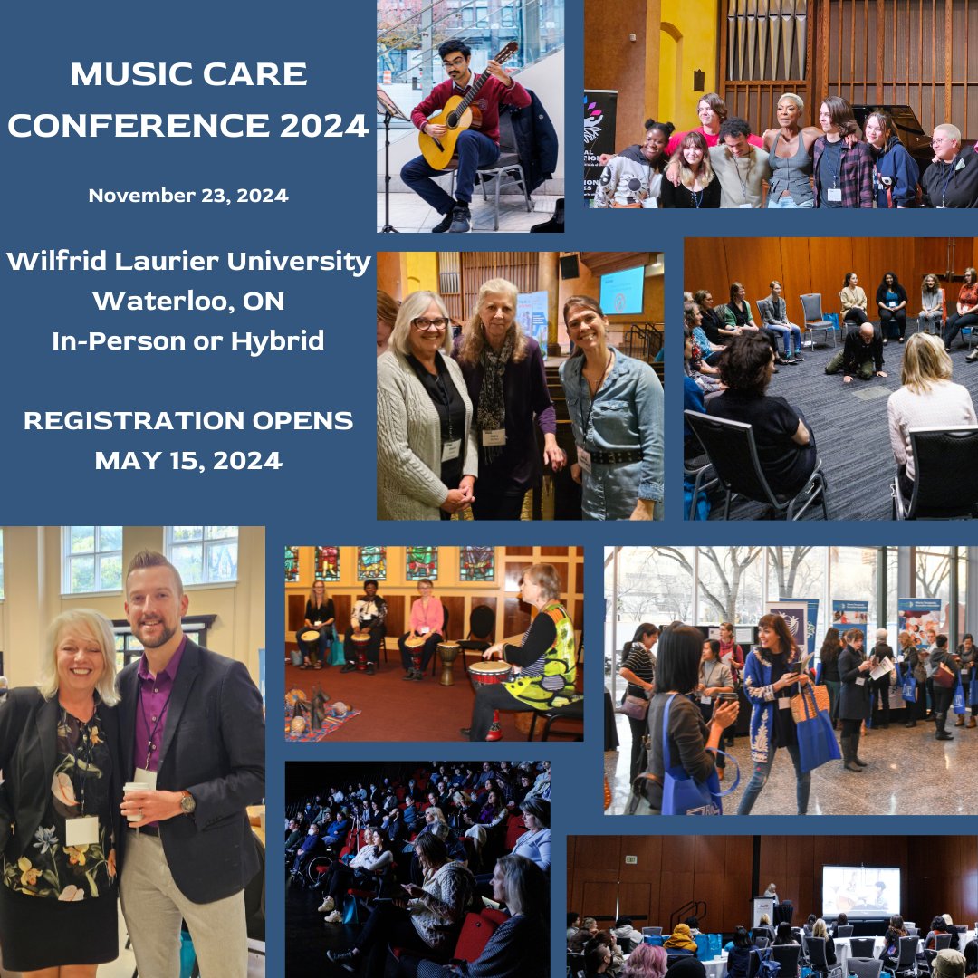 For the last 14 years, we've united compassionate souls dedicated to exploring the transformative power of music in care settings. In just one month, registration opens! Mark your calendars and get ready to embark on an inspiring journey at the MUSIC CARE CONFERENCE!

#MCC2024