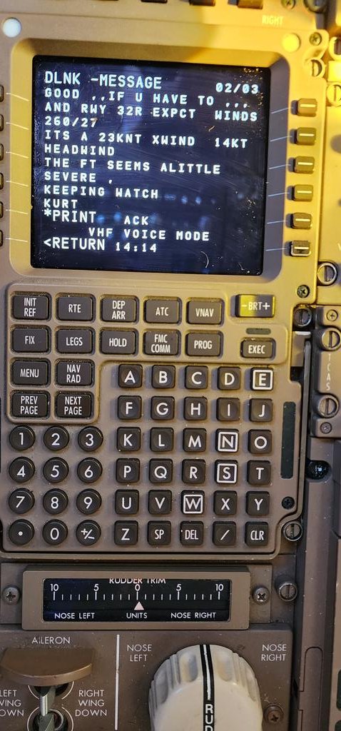 On #cargolonghaulflights, we don't have access to #currentradar or #satelliteimagery. Therefore, we're limited at watching the trends via the #TerminalForcast, #SurfaceObservation, and updated #ATIS at our destination and airports around it utilizing the #ACARS system. Once