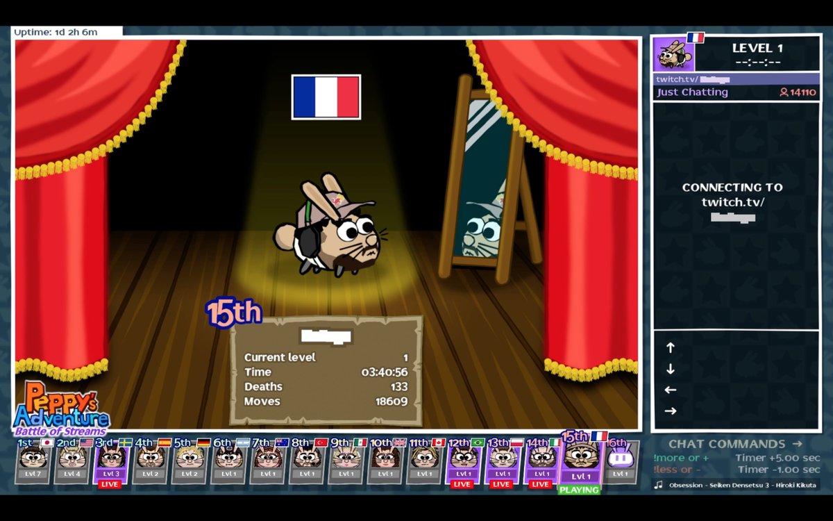 StephanePortes's tweet photo. La France représentée par le chat de Gotaga est dernière dans Battle of Streams. Espérons qu'il va remonter!
https://t.co/04KLuY9MBS

#battleofstreams @Gotaga #twitch #indiedevs #competition #france #esport https://t.co/0YXi4W5x3J
